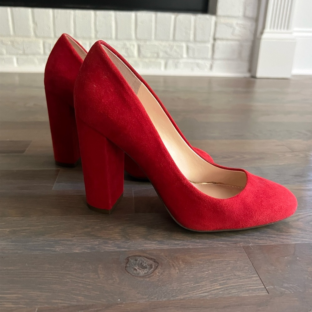 Jessica Simpson Bold Red Heels